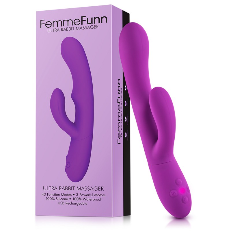 Femme Funn Ultra - Rabbit Vibrator & G-Spot Stimulator - Purple
